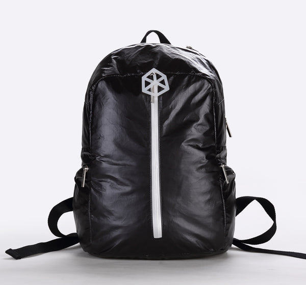 Backpack Small / Black Black-TIMELINE Waterproof Paper Backpack by Lifeix