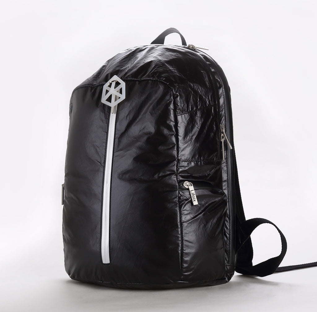 Backpack Black-TIMELINE Waterproof Paper Backpack by Lifeix
