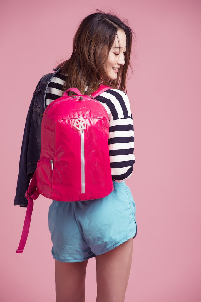 Backpack Large / Red Black-TIMELINE Waterproof Paper Backpack by Lifeix