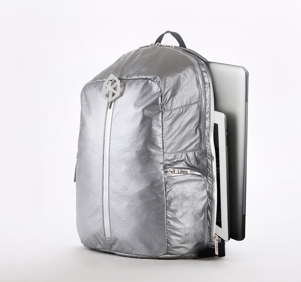 Backpack Small / Silver Gold-TIMELINE Waterproof Paper Backpack by Lifeix