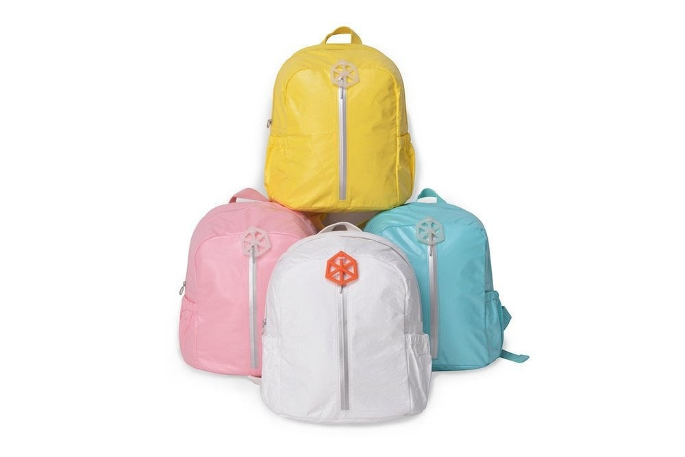 Backpack White-CUTIE Kids Backpack Paper Made, Waterproof, Tear Proof by Lifeix, Draw on it, DIY your own bag